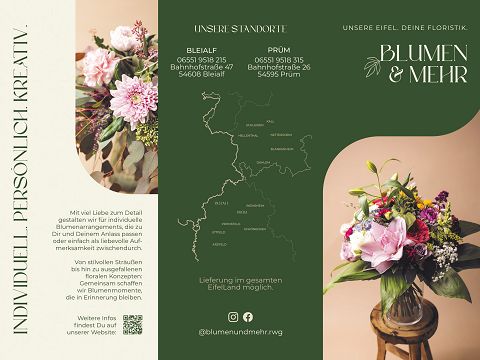 Flyer Blumen und mehr